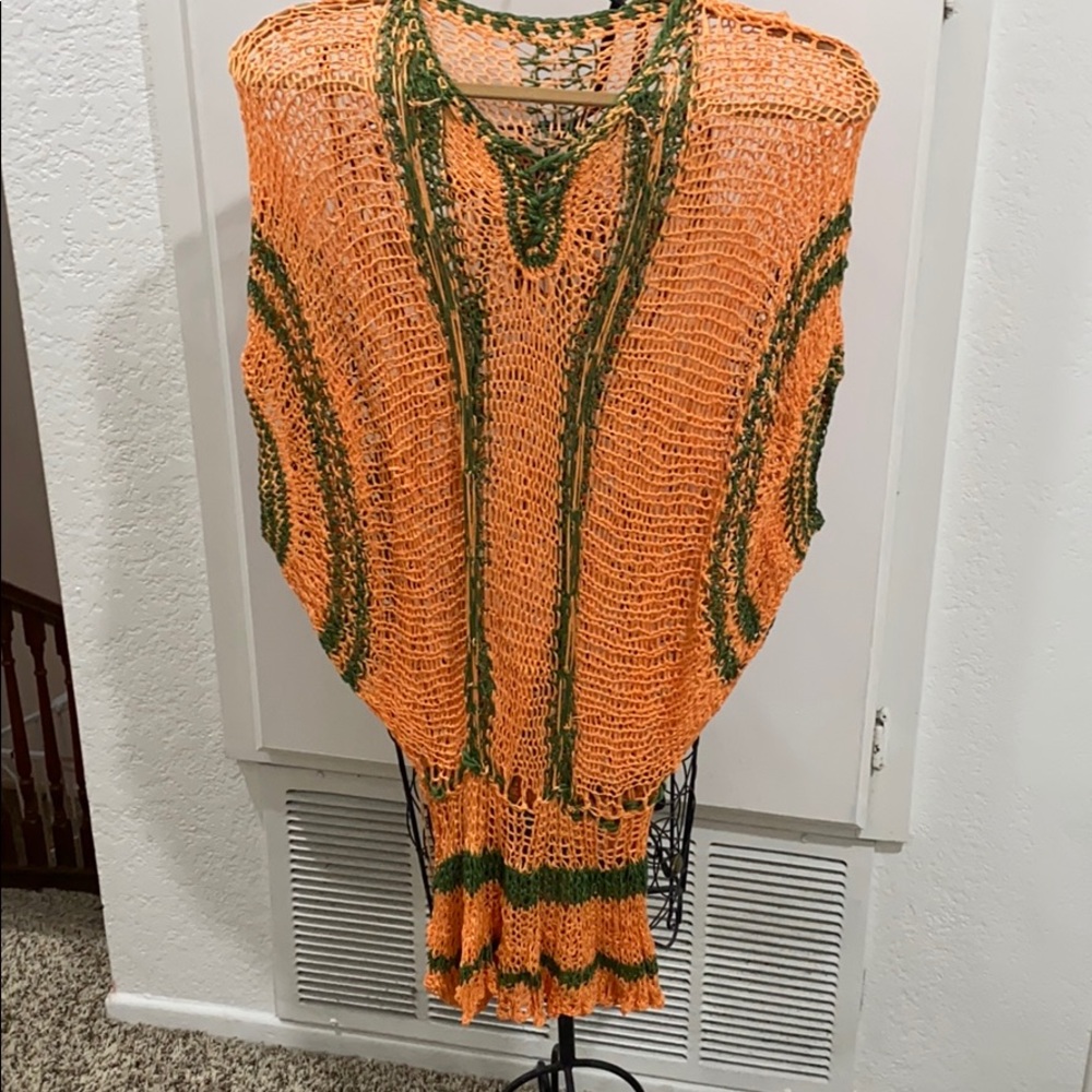 Hand crotchet shirt